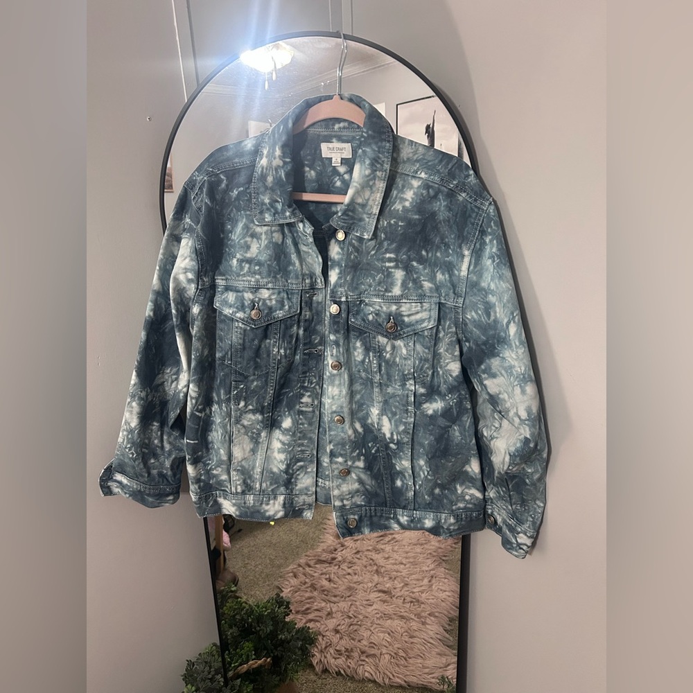 True Craft Blue Tie-Dye Jacket